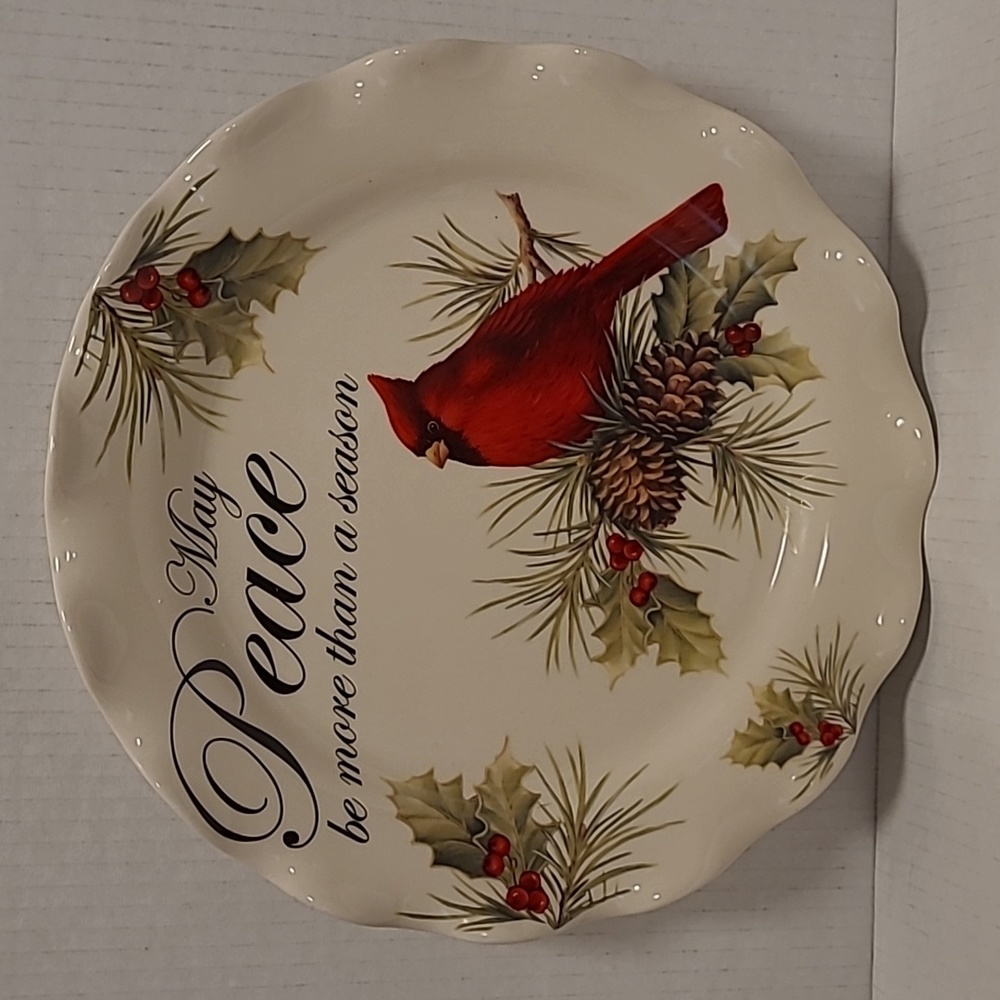 Cracker Barrel Season of Peace Plate